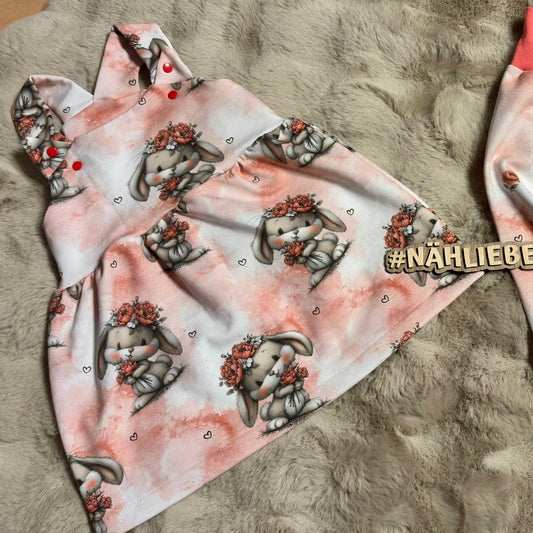 Spring Bunny | Rabbit Fabric by the Meter | Children's Fabric