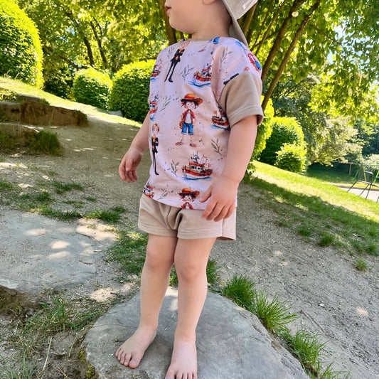 Adventure on the High Seas | Anime Fabric by the Meter | Children's Fabric