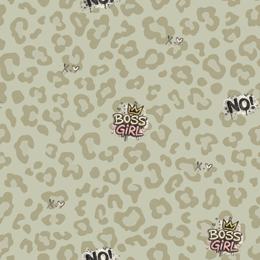 Jersey | Rib Jersey | French Terry Fabric Combination "Urban Girl" Leo Edition