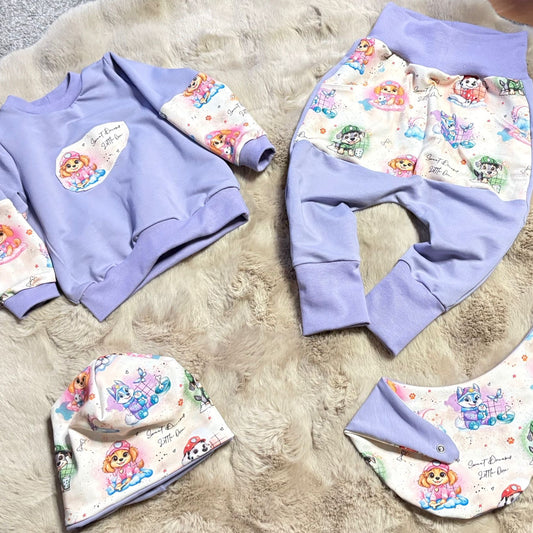 Sweet Dreams Fellnasen Stoff Detailaufnahme – Kinderstoff Jersey Meterware