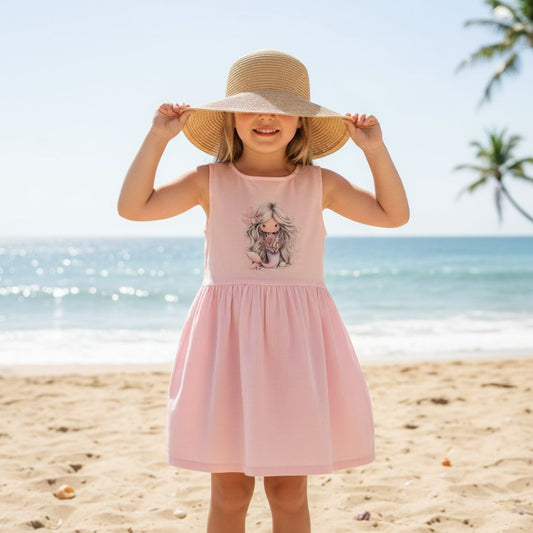 Mermaid Kids Iron-On Transfer "Magical Sea Friends" | DTF Transfer for Clothing & Accessories