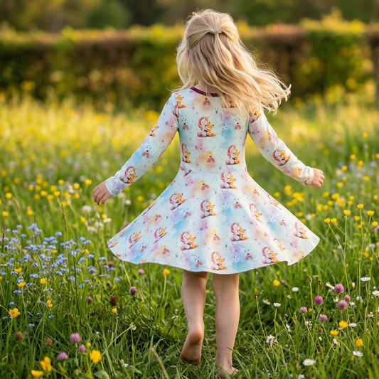 Unicorn & Fox | Unicorn Fabric by the Meter | Children's Fabric