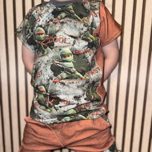 Little Ninjas | Ninja Fabric by the Meter | Children's Fabric