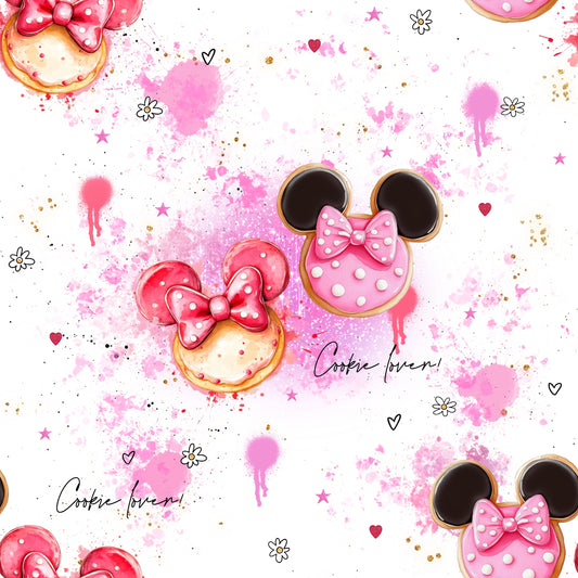 Cookie Lover Gebäck Kinderstoff Meterware – Kekse Jersey French Terry Handmade by Kati