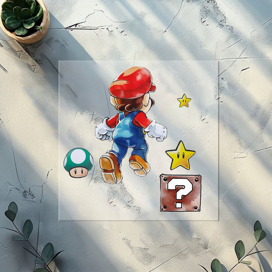 Fabric bundle 1m "Super Boy" - French Terry | Ribbing | Iron-on transfer