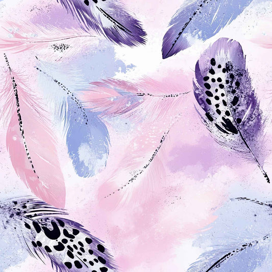 Feather Fabric by the Meter, 0.5m French Terry "Feather-light"