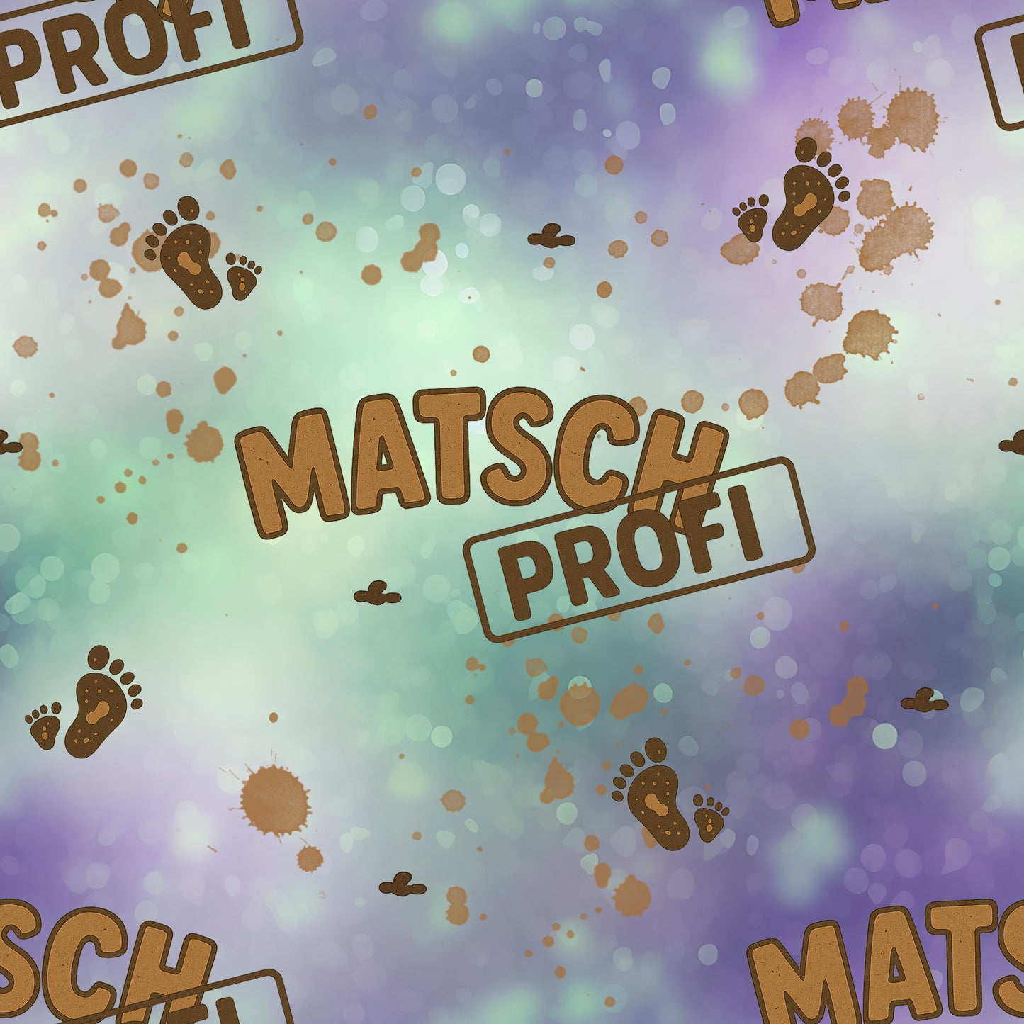 Softshell | Cotton | Muslin | Minky "Mud Professional" Purple/Green