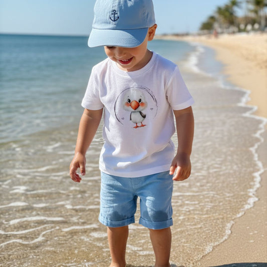 Seagull Kids Iron-On Transfer "Little Seagull" | DTF Transfer for Clothing & Accessories