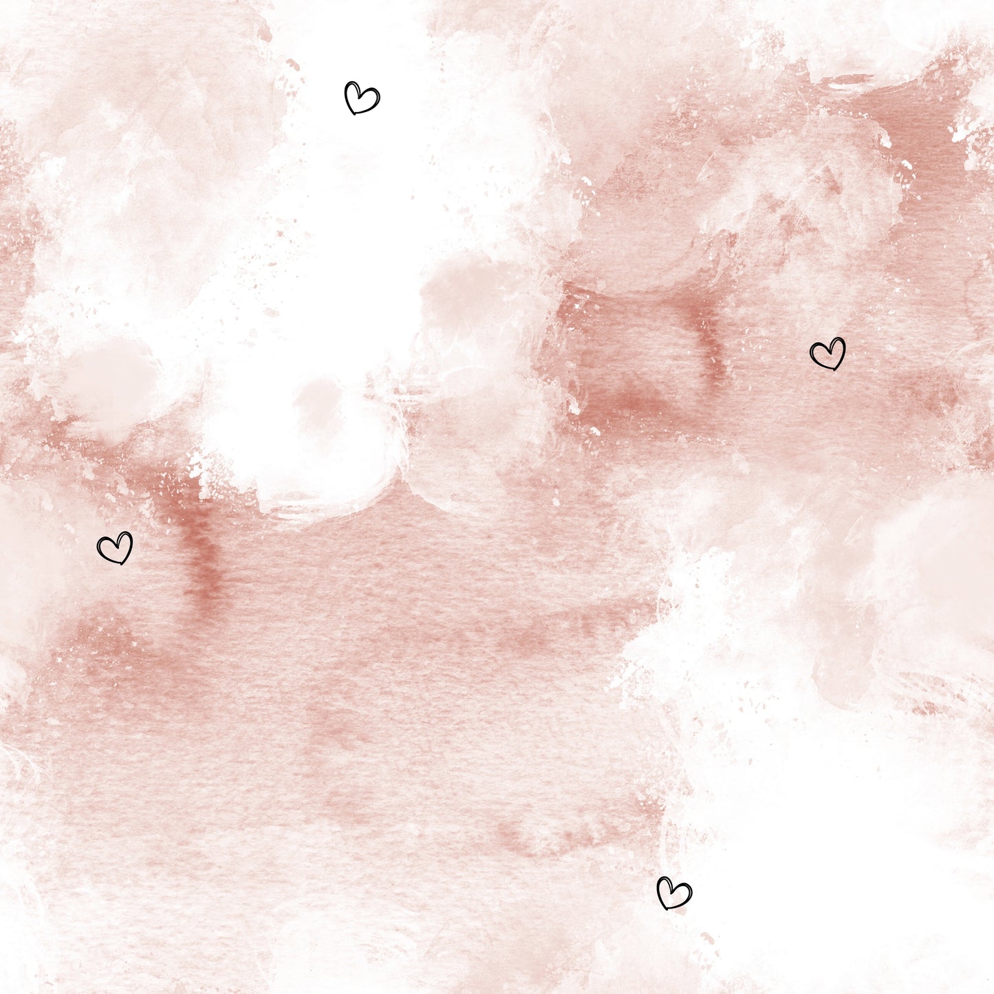 Children's fabric 0.5m Jersey "Hearts" - Spring Bunny combination