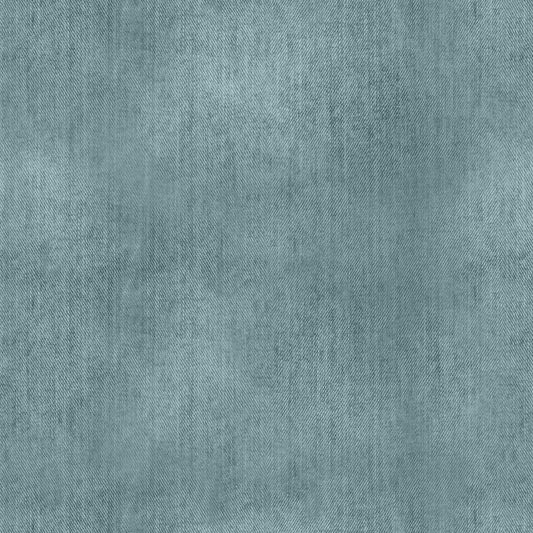 Children's Fabric by the Meter Jersey | French Terry - "Denim" blue | Combo