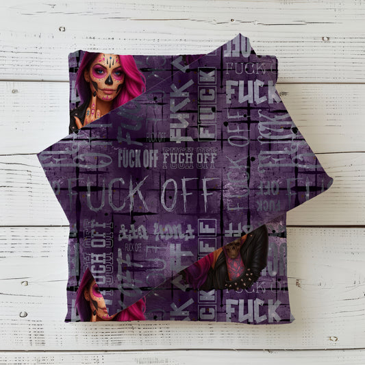 F... Off in Lila |Stateman Stoff Meterware