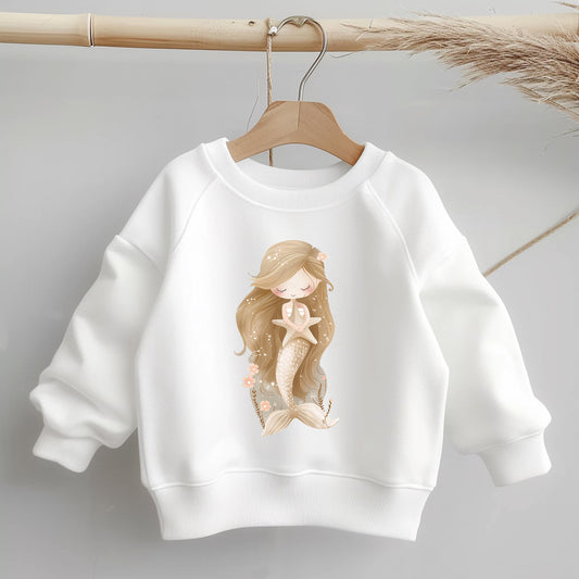 Mermaid Kids Iron-On Patch | DTF Transfer for Clothing & Accessories