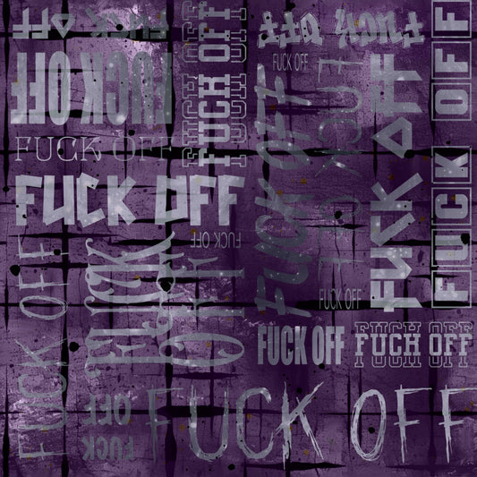 Combination Fabric Jersey | Rib Jersey | French Terry "Viva La Rebel" Lilac