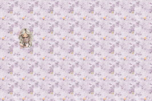 Stoff Panel "Magische Meeresfreunde" | Meerjungfrau Kinderstoff