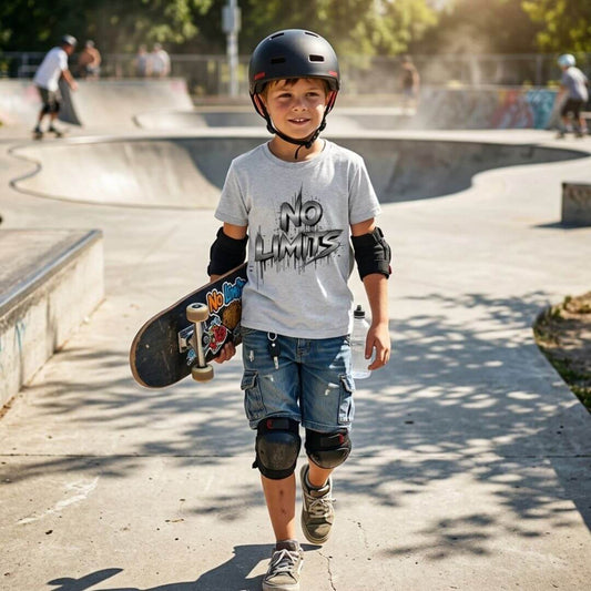 Graffiti Iron-On Patch "NO LIMITS" | DTF Transfer for Clothing & Accessories