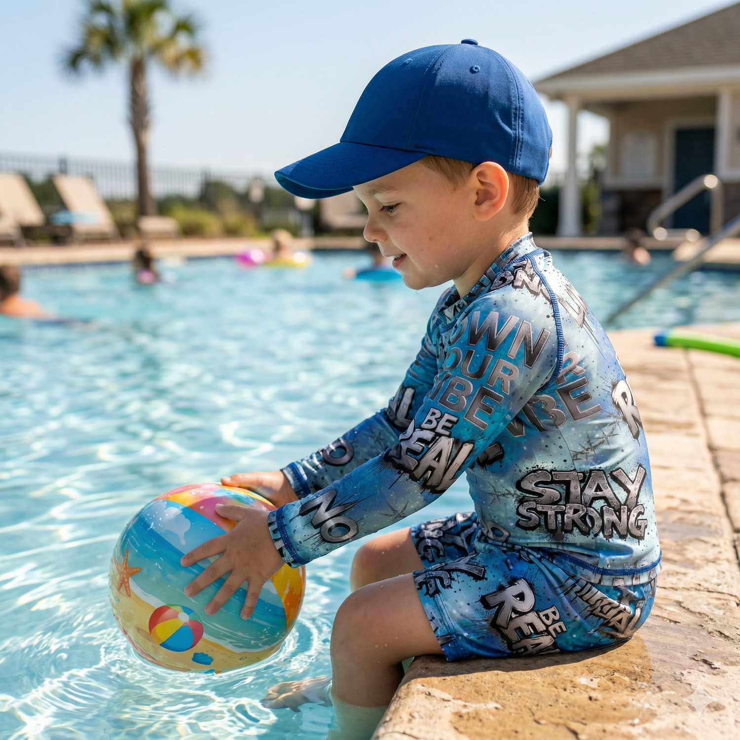 Badestoffe UV50+ – Sommer, Strand & Pool