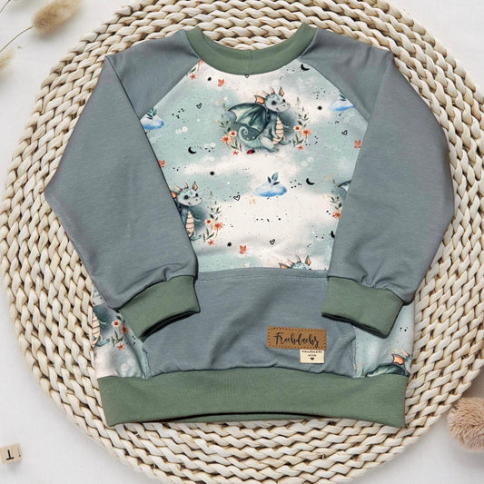 Little Dragon | Dragon Fabric by the Meter | Children's Fabric