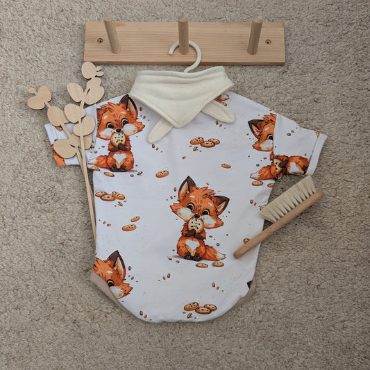 Cookie Fox | Forest Animal Fabric by the Meter | Children's Fabric