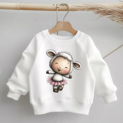 Ballerina Lamb Girl Iron-on Transfer | DTF Transfer for Clothing & Accessories