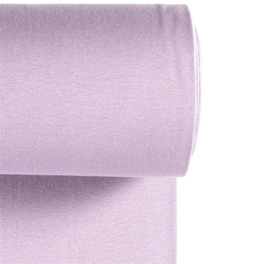 Lavender Cuff Fabric - Fine Rib