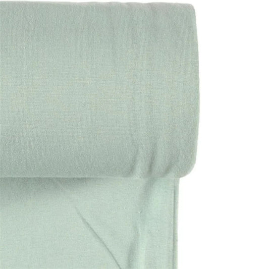 Cuff fabric in shade green - Fine rib