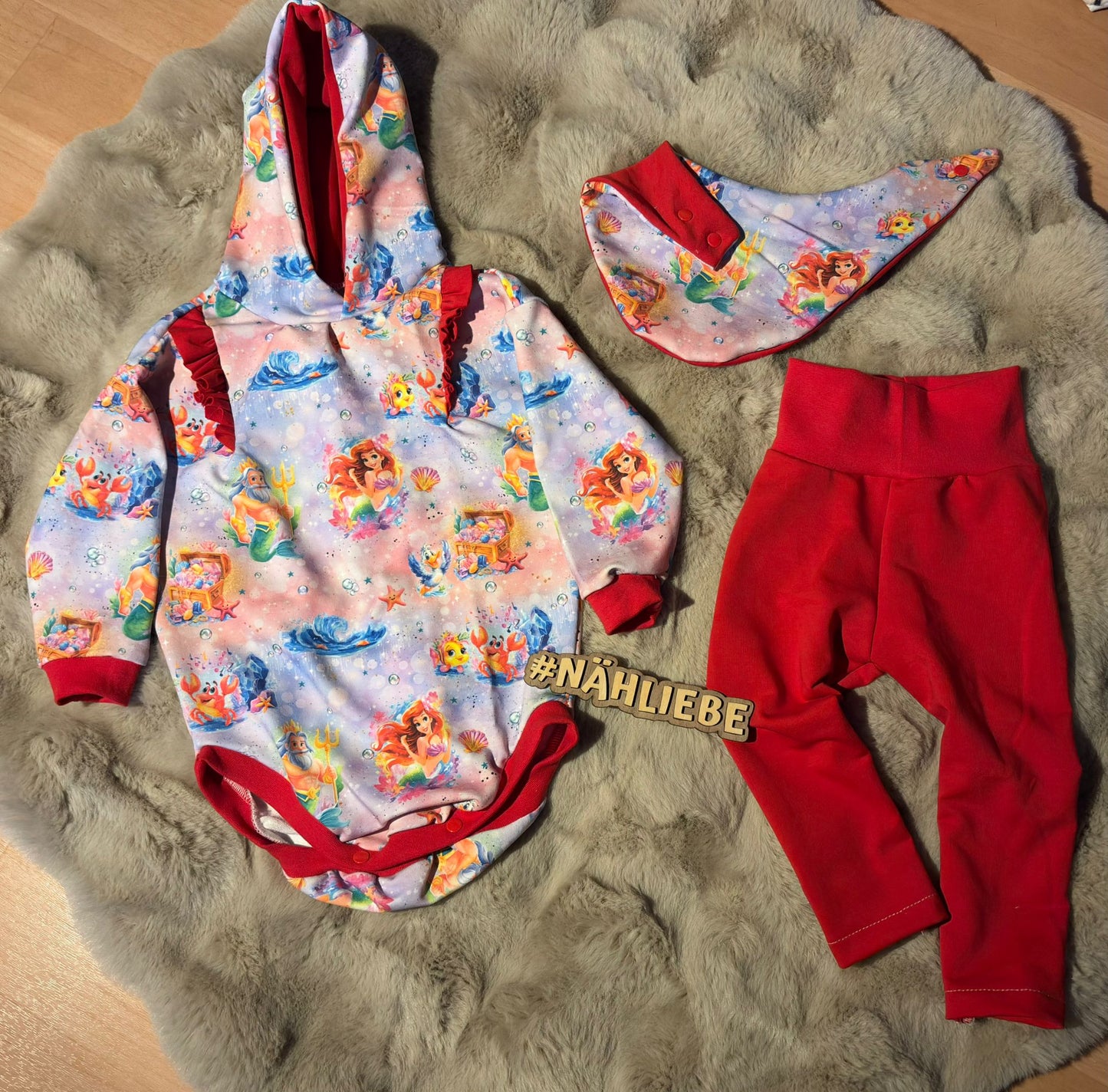 Water Princess | Meerjungfrau Stoff Meterware | Kinderstoff