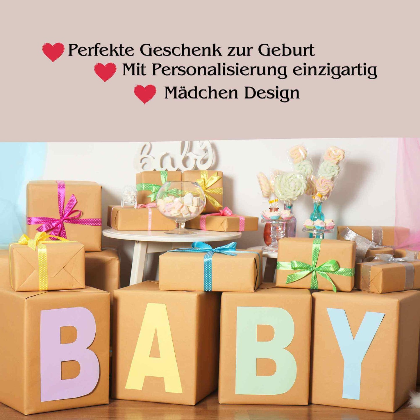 Baby Strampler Panda altrosa getragen – handgemacht Babyfotoshooting Outfit