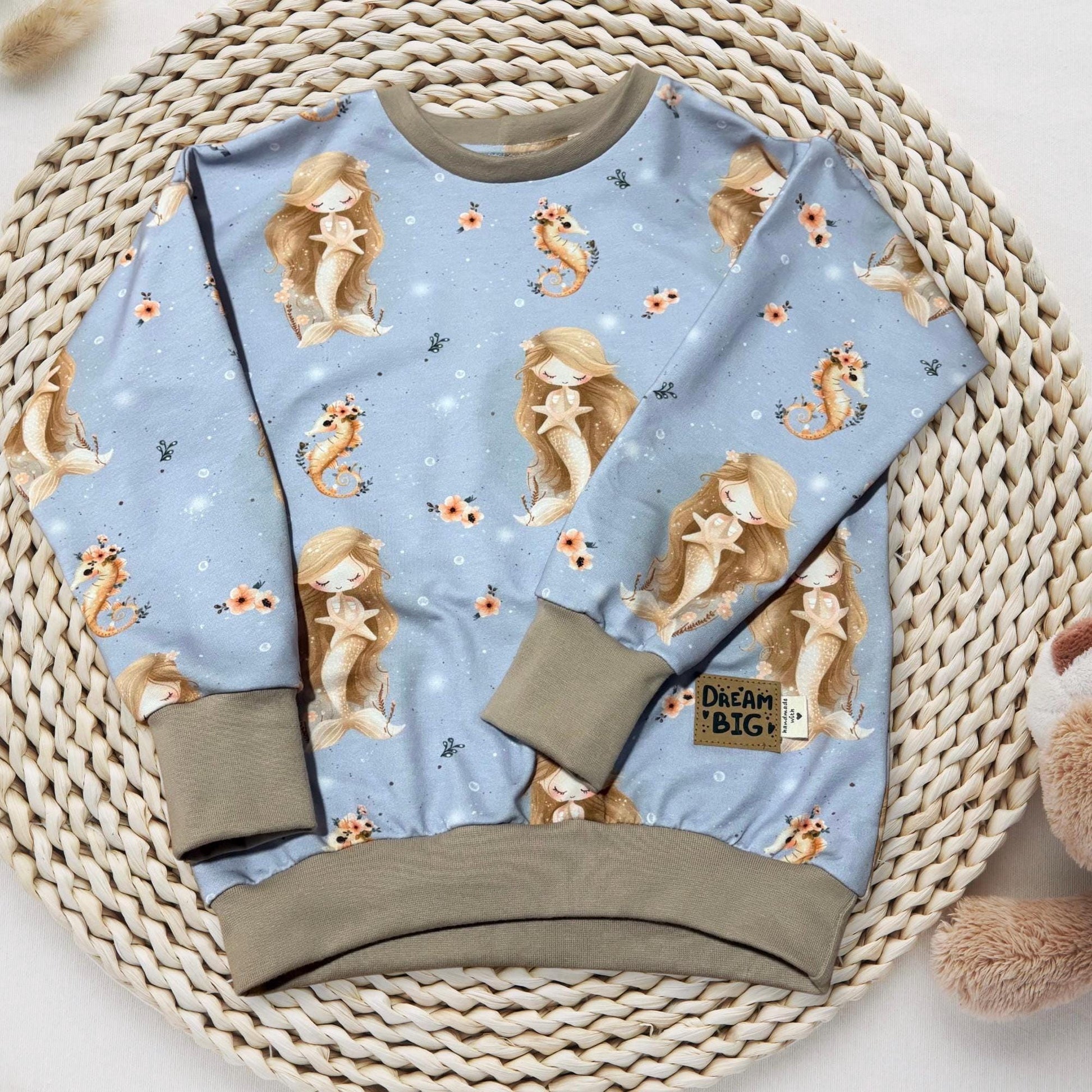Kleine Meerjungfrau Stoff Farbvariante – Kinderstoff Jersey Meterware Mädchen