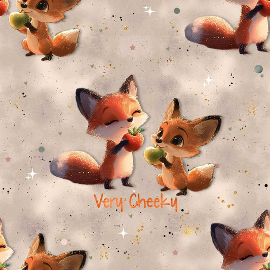 Very Cheek Fuchs | Woodland Animal Fabric by the Meter | Children's Fabric