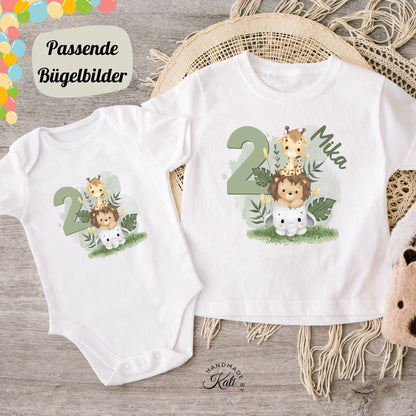Safari Gastgeschenk Jutebeutel Gruppe – Kindergeburtstag Mitgebsel personalisiert