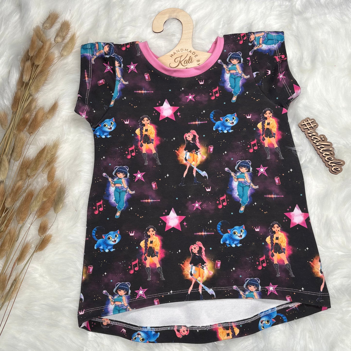 Kpop Girls | Anime Stoff Meterware | Kinderstoff