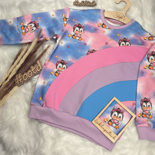 Stargazer Penguin | Penguin Fabric by the Meter | Children's Fabric