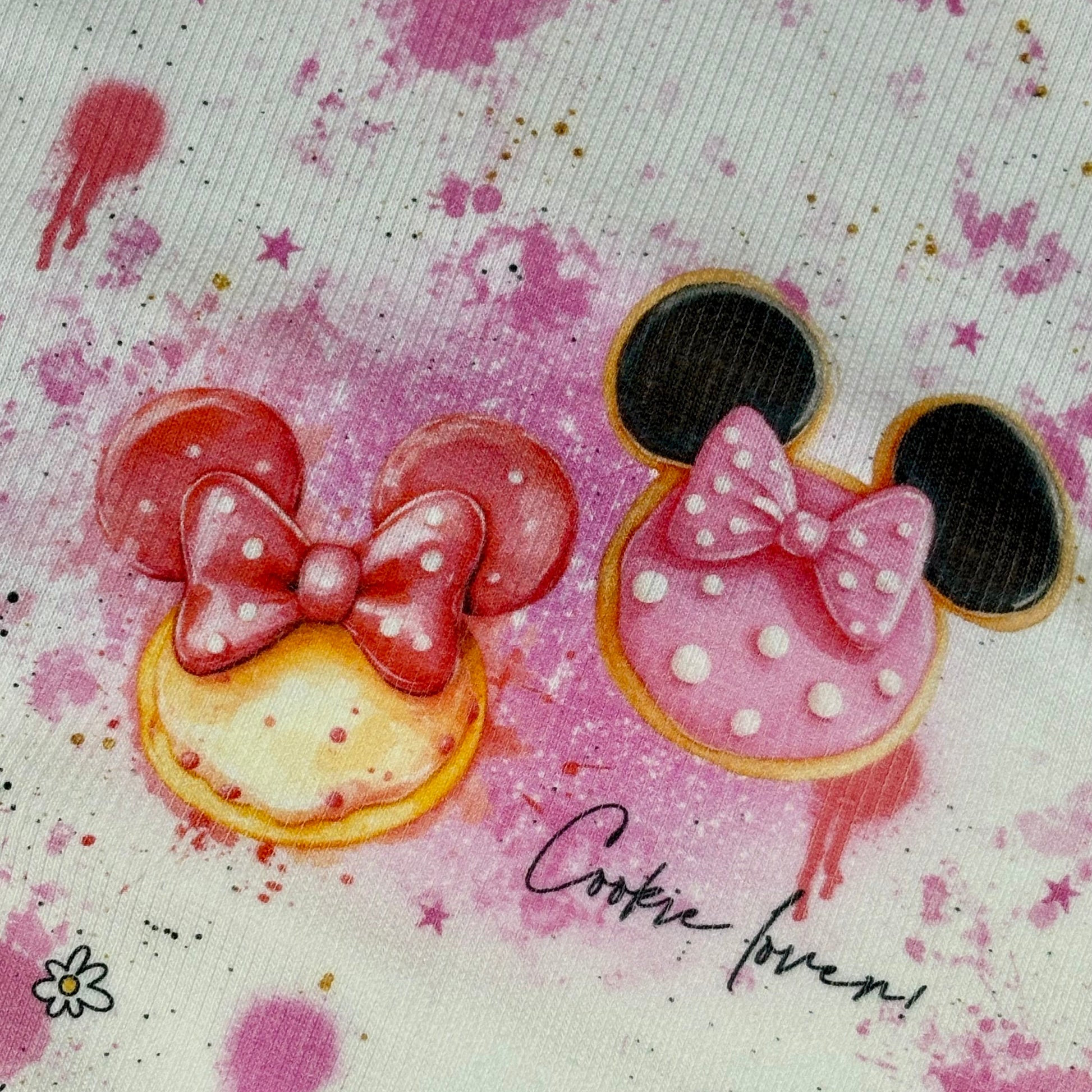 Baby Strampler Cookie Lover Rib Jersey handgemacht – Babykleidung Handmade by Kati