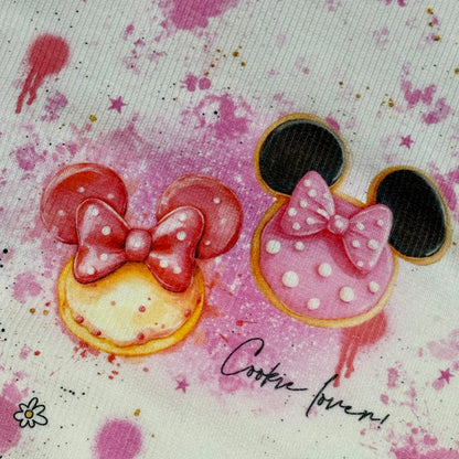 Baby Strampler Cookie Lover Rib Jersey handgemacht – Babykleidung Handmade by Kati