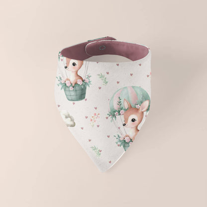 Pumphose Baby Reh altrosa handgenäht | French Terry Set personalisiert