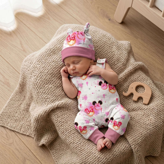 Baby Strampler Cookie Lover Set | handgenäht | Gr. 56–80