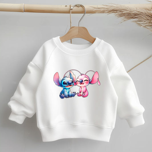 Alien Love  Kinder Bügelbild in blau | DTF Transfer für Kleidung & Accessoires