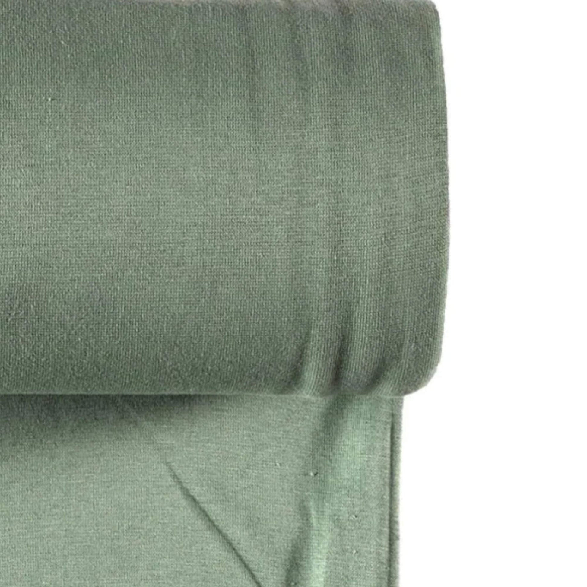 Bündchen Stoff antikmint Feinripp – Strickbündchen Meterware Kinderkleidung Handmade by Kati