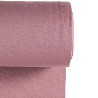 Bündchen Stoff Altrosa Feinripp – Strickbündchen Meterware Kinderkleidung Handmade by Kati
