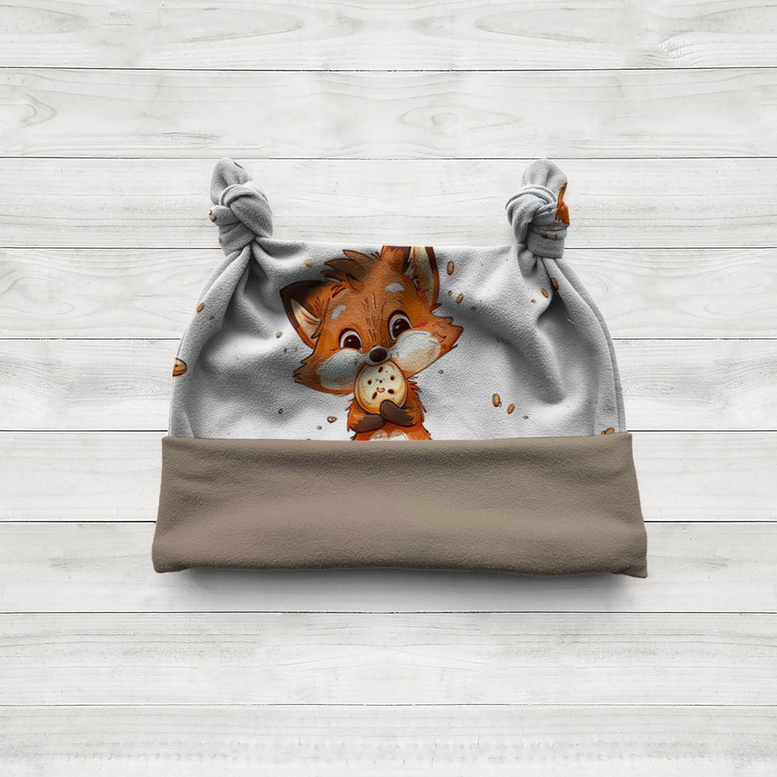 Pumphose Baby Fuchs handgenäht | French Terry Set personalisiert