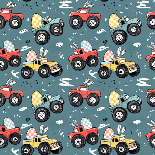 Osterrallye | Oster Stoff Meterware | Baby- und Kinderstoff