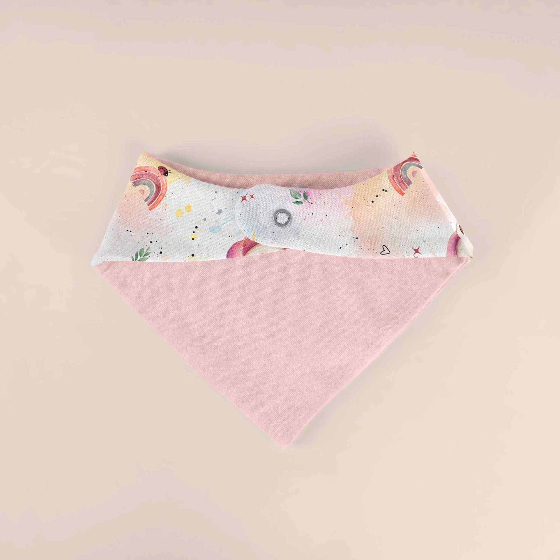 Handmade Halstuch Einhorn Fuchs Baby – Dreieckstuch personalisierbar mit Name