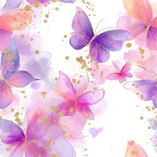 Butterfly Dream | Butterfly Fabric by the Meter | Children's Fabric