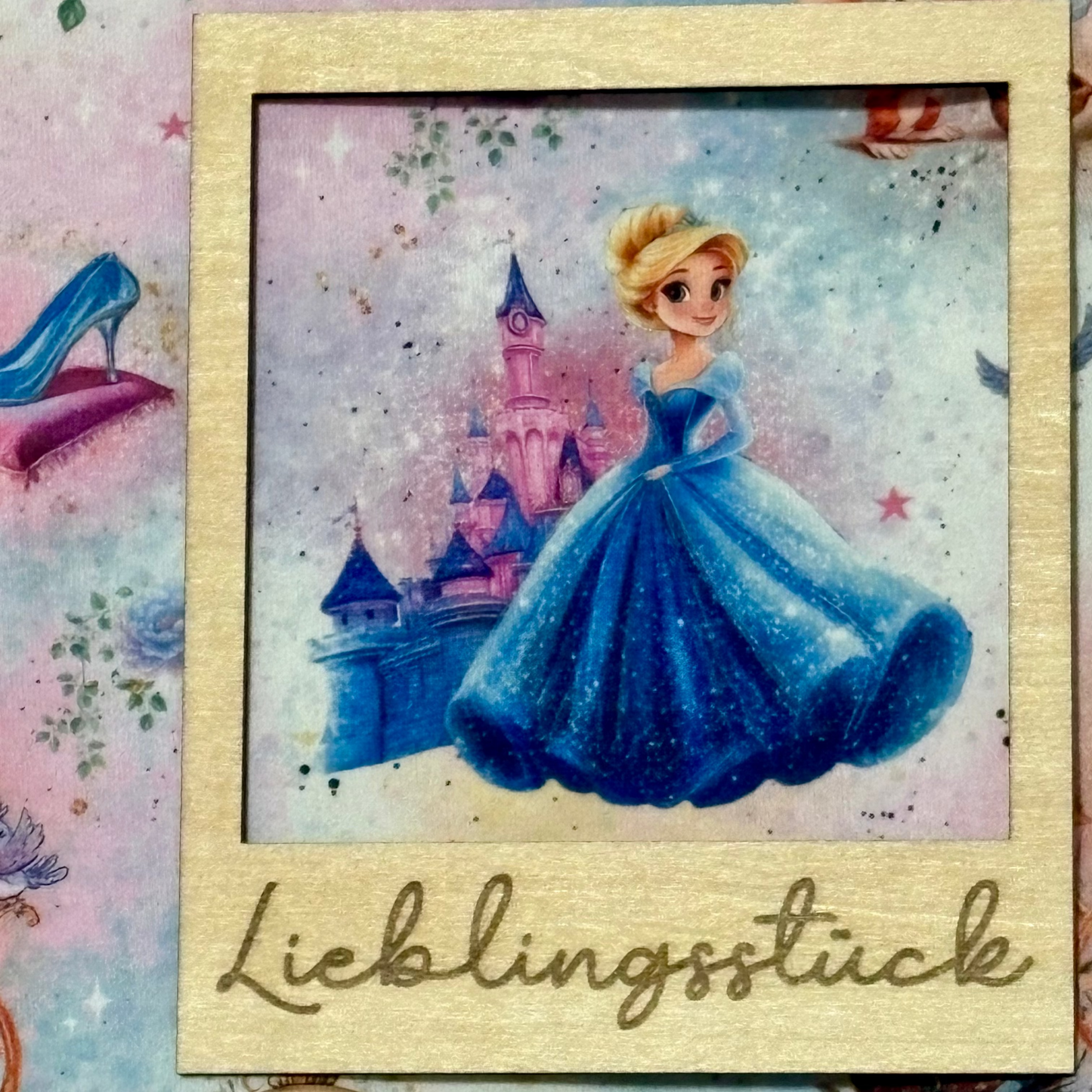 Midnight Princess Kinderpullover Lavendel Vorderansicht – Sweatshirt French Terry