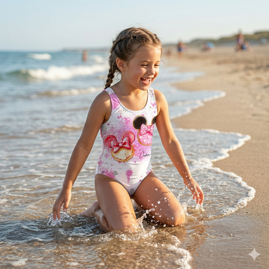 Cookie Lover | Swimwear Fabric UV50+ by the Meter | Children's Fabric for Swimwear