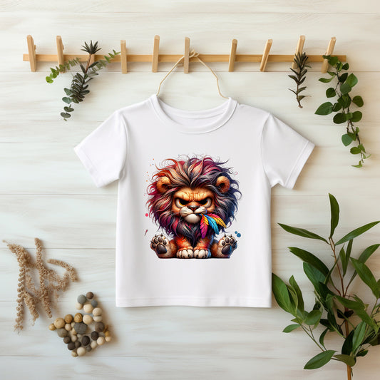 Roar Grumble DTF Transfer Detailaufnahme – Glitzer Bügelbild Kinderkleidung