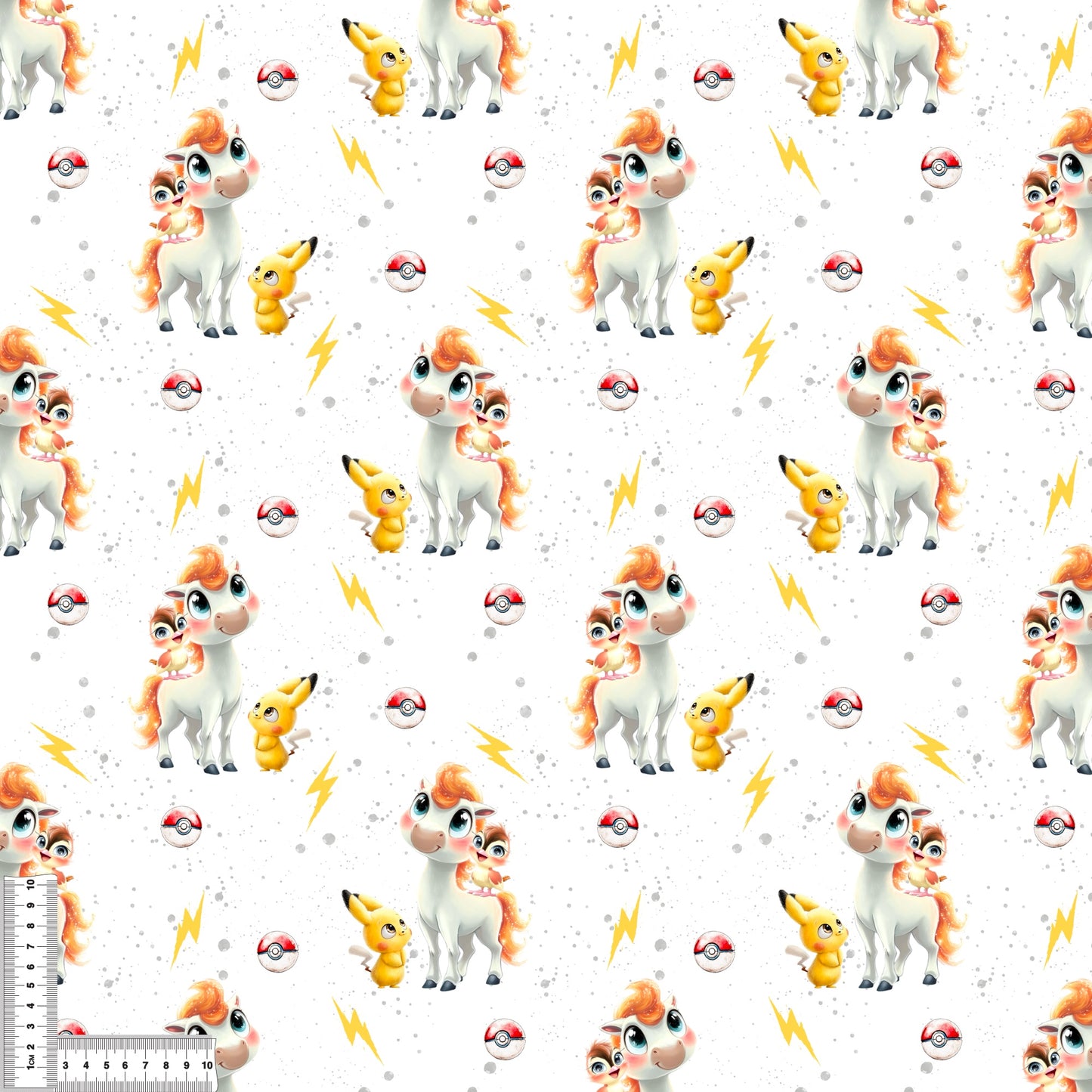 Sweet Lightning Squad Stoff Nähbeispiel – Anime Kinderstoff Meterware