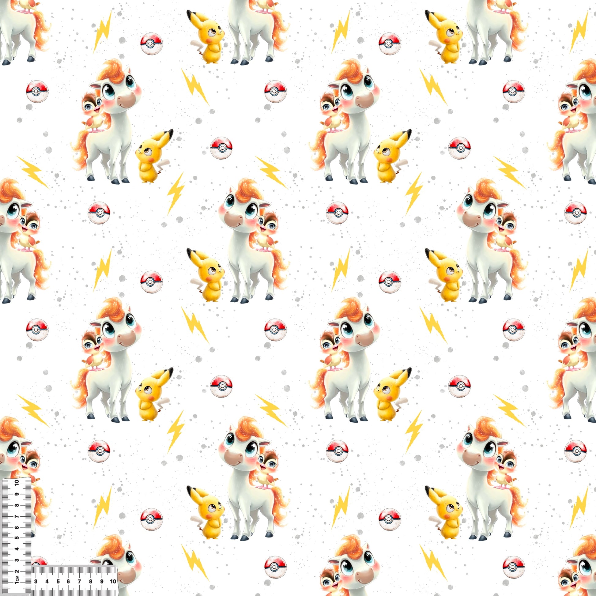 Sweet Lightning Squad Stoff Nähbeispiel – Anime Kinderstoff Meterware