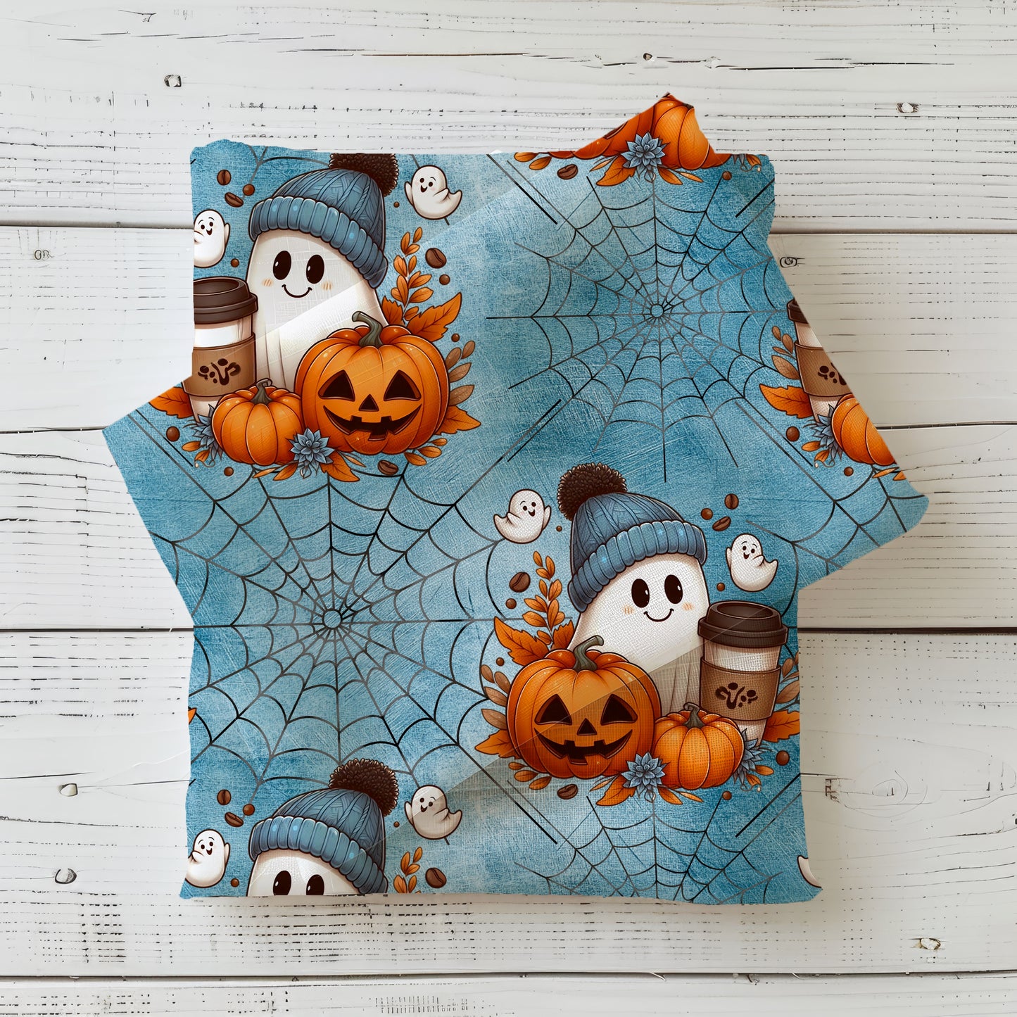 Spooky Autumn Halloween Kinderstoff Meterware – Jersey French Terry Handmade by Kati