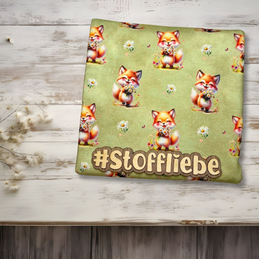 Children's Fabric 0.5m French Terry by the Meter "Fox"